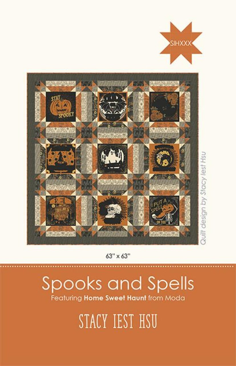 Moda Fabrics Spooks and Spells Home Sweet Haunt Quilting Pattern SIH-107